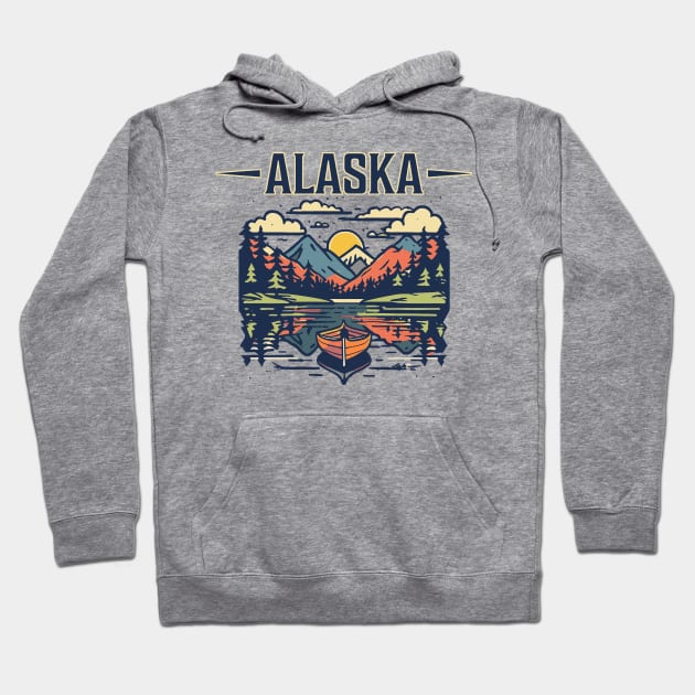 Alaska Hoodie by Midcenturydave